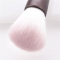 Customization New Mini Single Heart Shape Wood Handle  Fluffy Blending Powder Makeup Brushes  Soft Synthetic